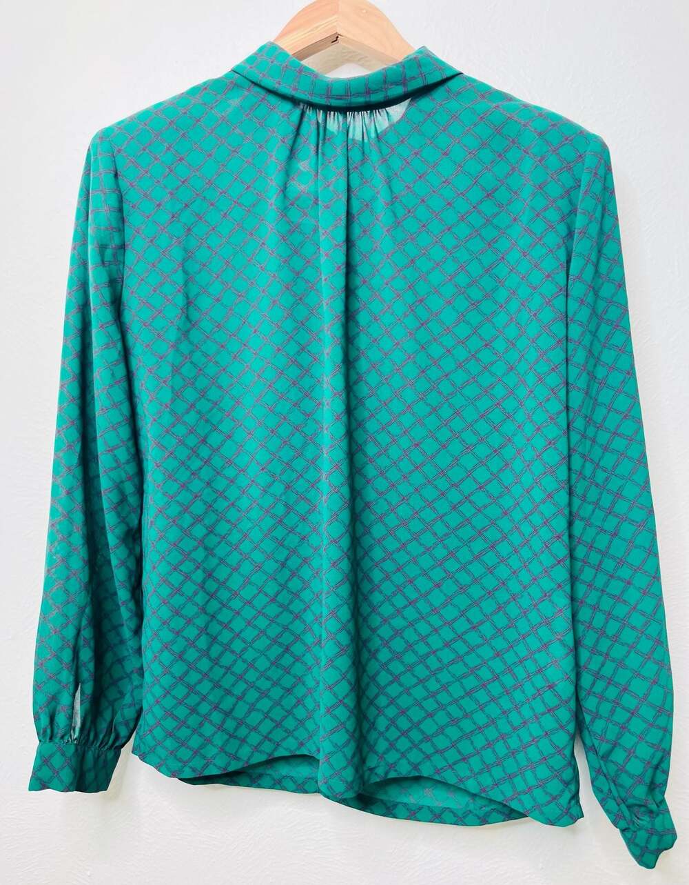Country Sophisticates by Pendleton Vintage Green and Purple Geometric Pattern Lo